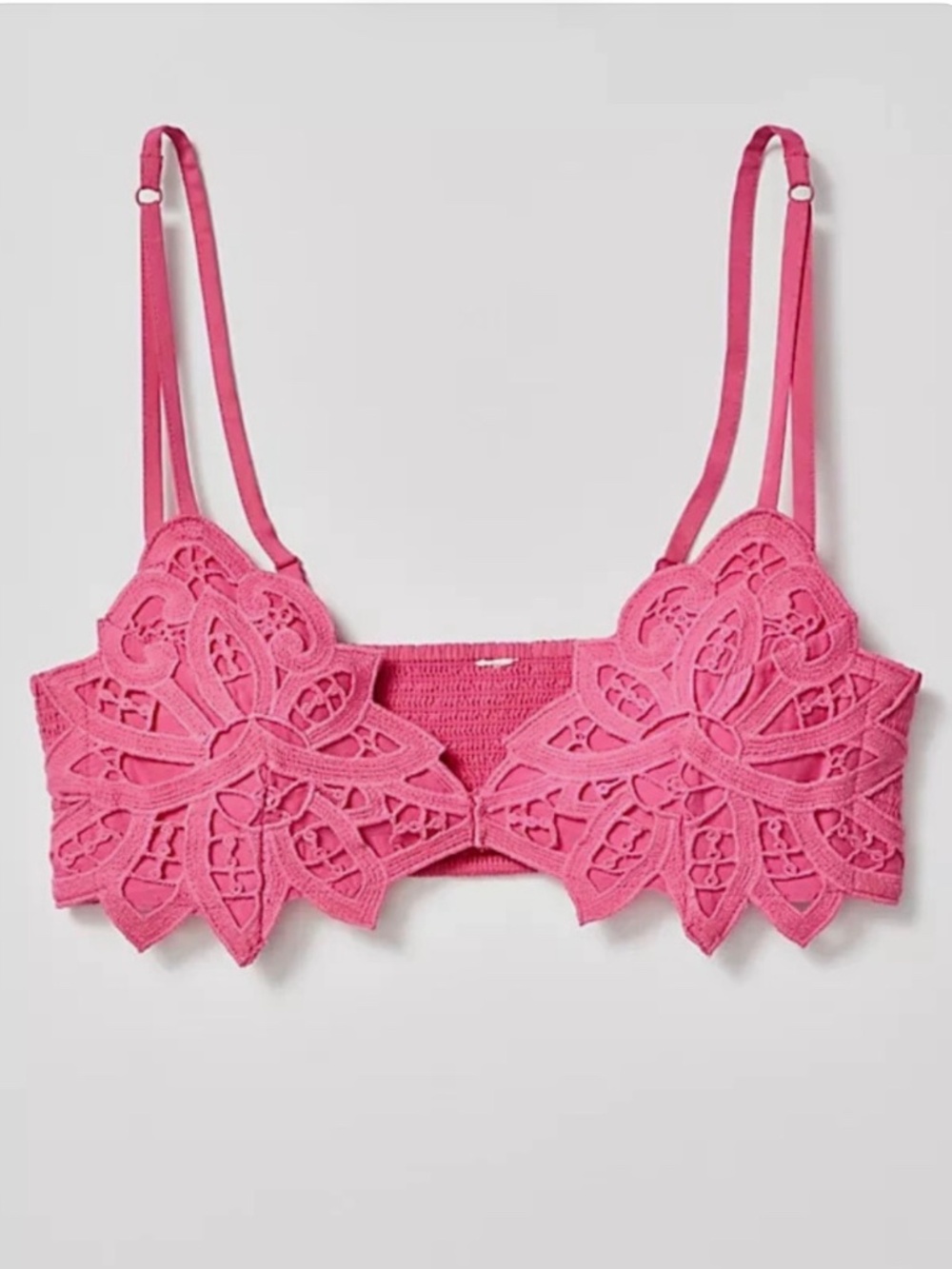 Intimately Free People Bali Soleil Bralette - Size: Large - Color: Pink